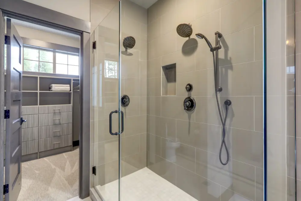 walk-in showers